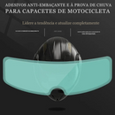 Película anti-chuva para viseira de capacete de motocicleta -  Película anti-embaçamento - Alta definição