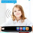 🖊️ Caneta Tradutora Inteligente A15 | Scanner de Texto com Voz | Tradução em 112 Idiomas | Leitura para Dislexia e Autismo | Wi-Fi + Bluetooth | Tela Touch