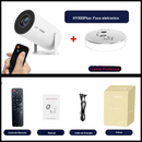 🎥 Projetor Portátil  HY300 Plus 2025 | Android 11 | 4K Suportado | 9500 Lúmens | Wi-Fi 6 + Bluetooth 5.0 | Keystone Automático | Mini Cine em Casa