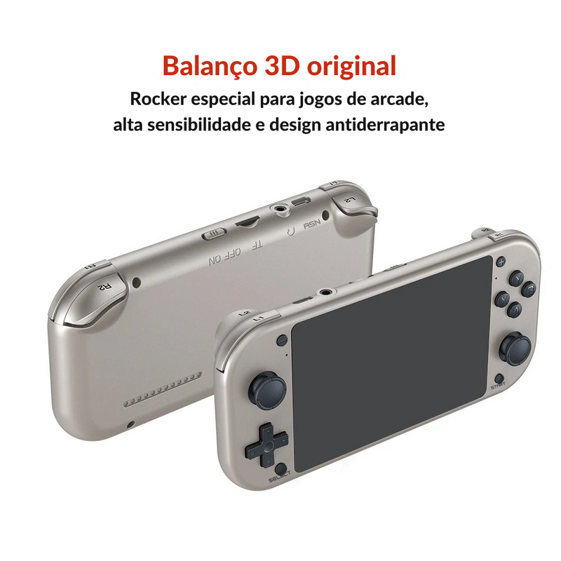 🎮 Console Portátil M17 Retrô | Tela IPS 4.3” | 19.000 Jogos | Sistema Linux Open Source | 64GB