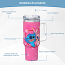 Copo Térmico Personalizado -  LitleStitch Cartoon 1.2L