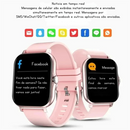 Smartwatch 2024 – Tela Full Touch, Chamadas Bluetooth, Monitoramento Fitness