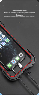 Suporte de celular para motocicleta - A prova d'água - Universal - Rotação 360º