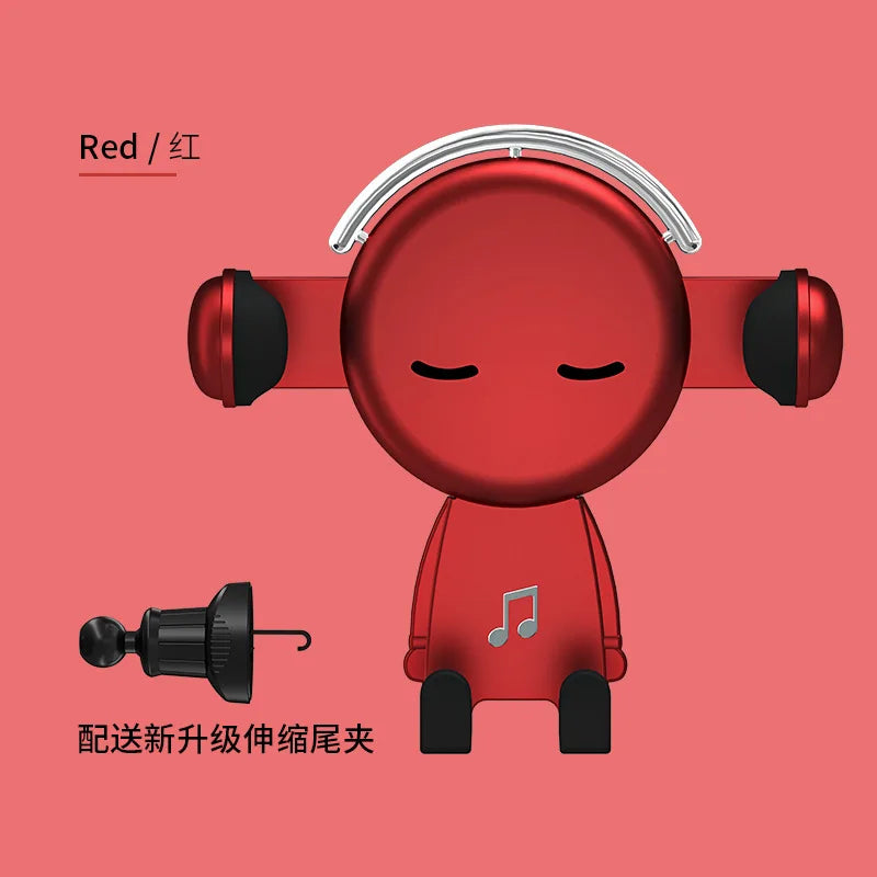 Gravity - Suporte universal de celular para carro -  Decorativo Musical - Casal