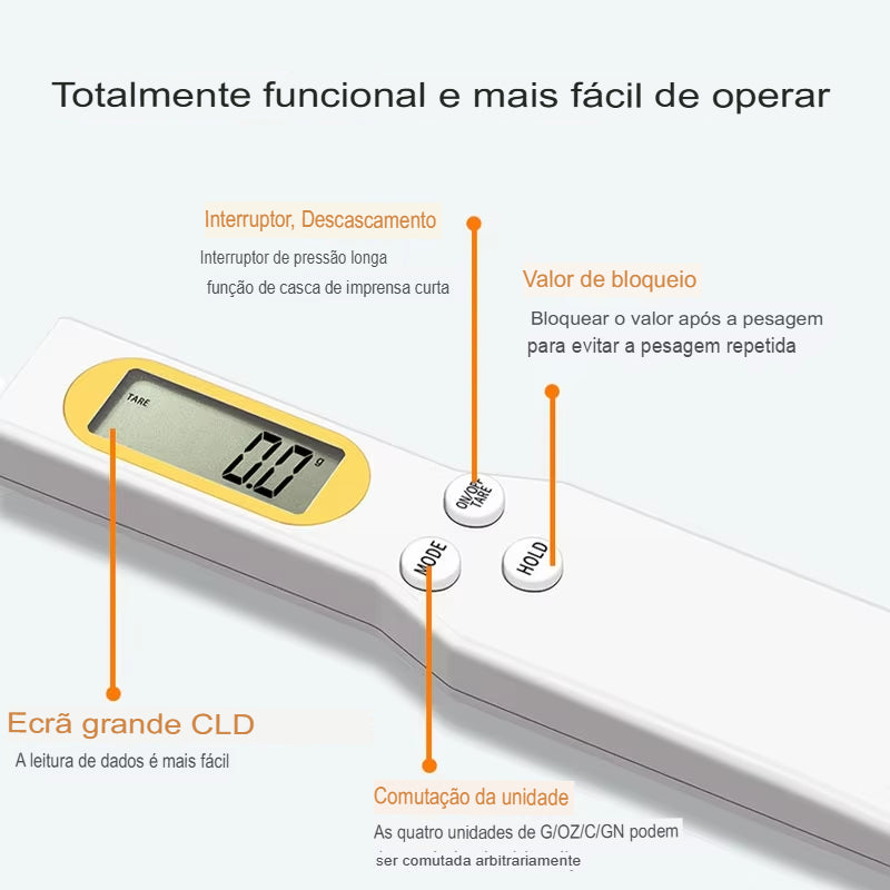 Colher inteligente - Com balança digital