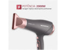 Secador Mondial Keratin Graphite e Rosé - Hair Dryer - 220V