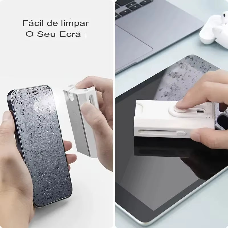 Kit de limpeza de eletrônicos 8 em 1 - Celular, Fones de Ouvido, Notebook e Teclados