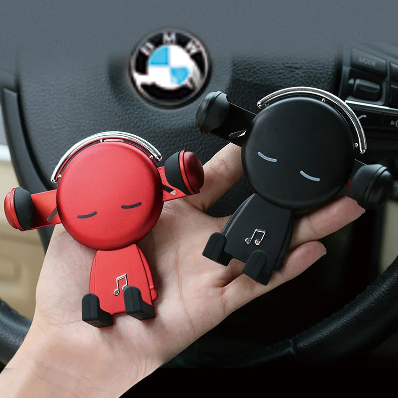 Gravity - Suporte universal de celular para carro -  Decorativo Musical - Casal