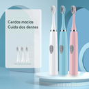 Escova de Dente Elétrica para Adultos – Alta Performance, Portátil e à Prova d'Água: