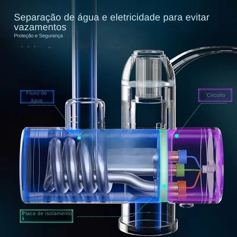 Torneira Elétrica Aquecedor de Água Instantâneo